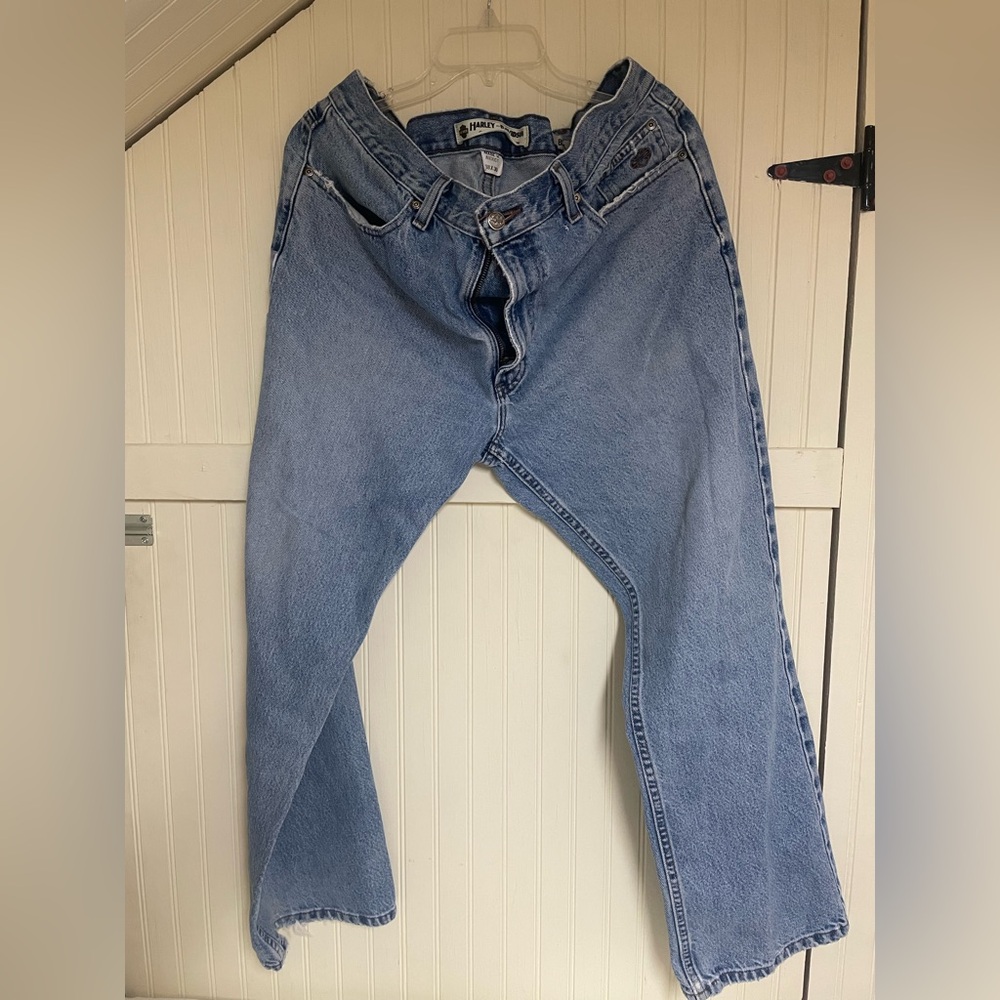 Harley-Davidson Denim Bootcut Jeans Size 38 x 30. Used.